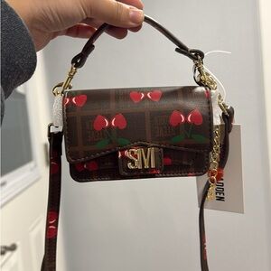 Steve Madden Brown Cherry Mini Bag: BRAND NEW